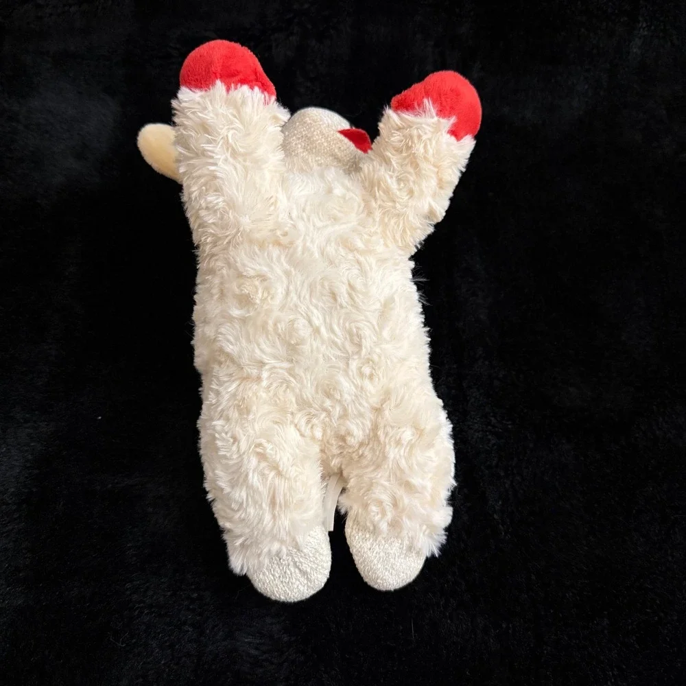 Mary Meyer Lamb Chop Dog Toy Plush Sheep Squeaker Stuffed‎ Animal